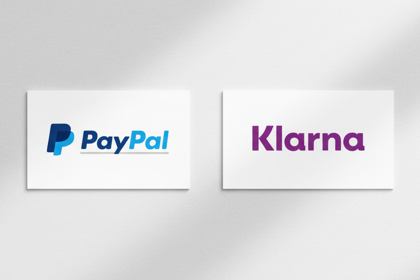 PayPal und Klarna Symbol